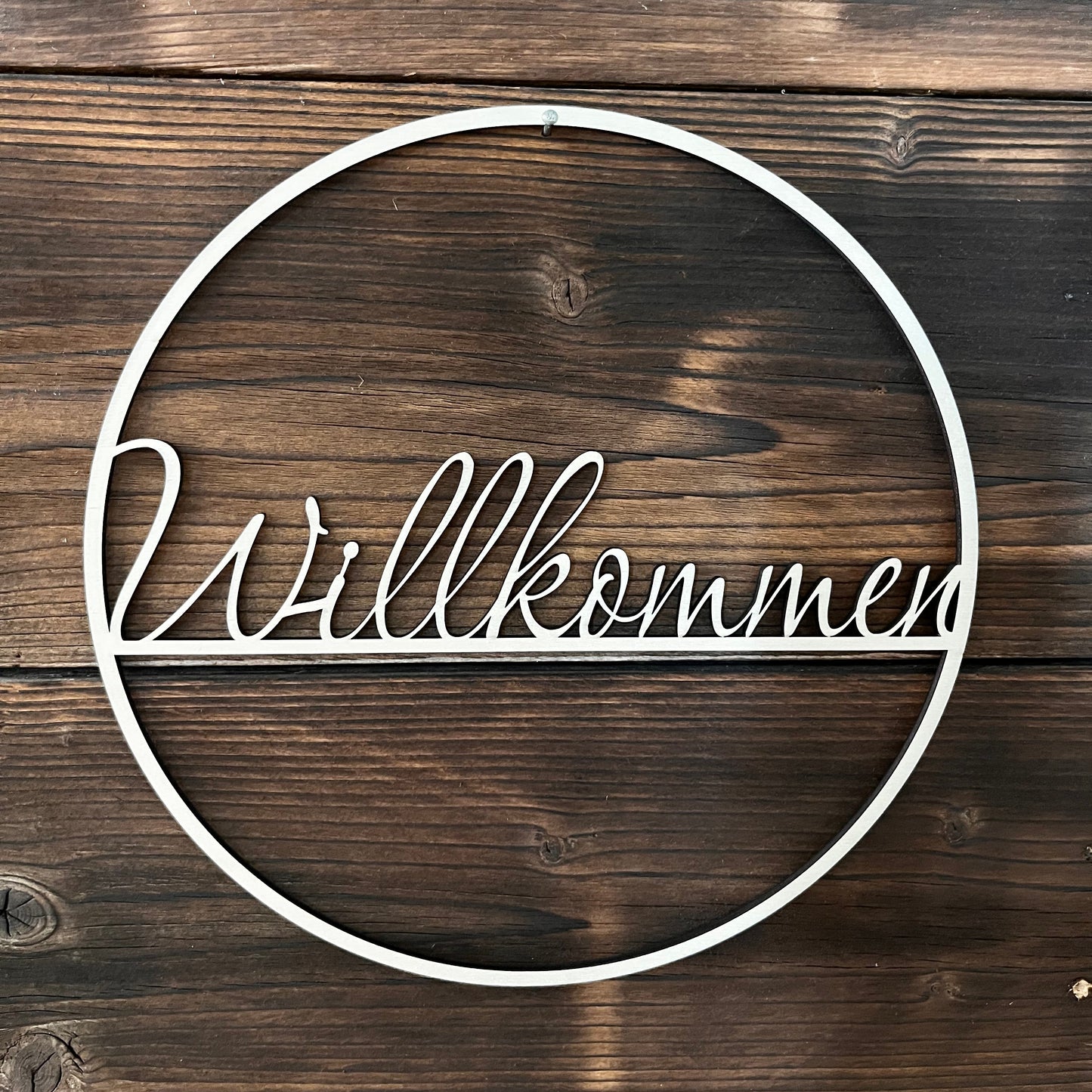 Holzring "Willkommen"