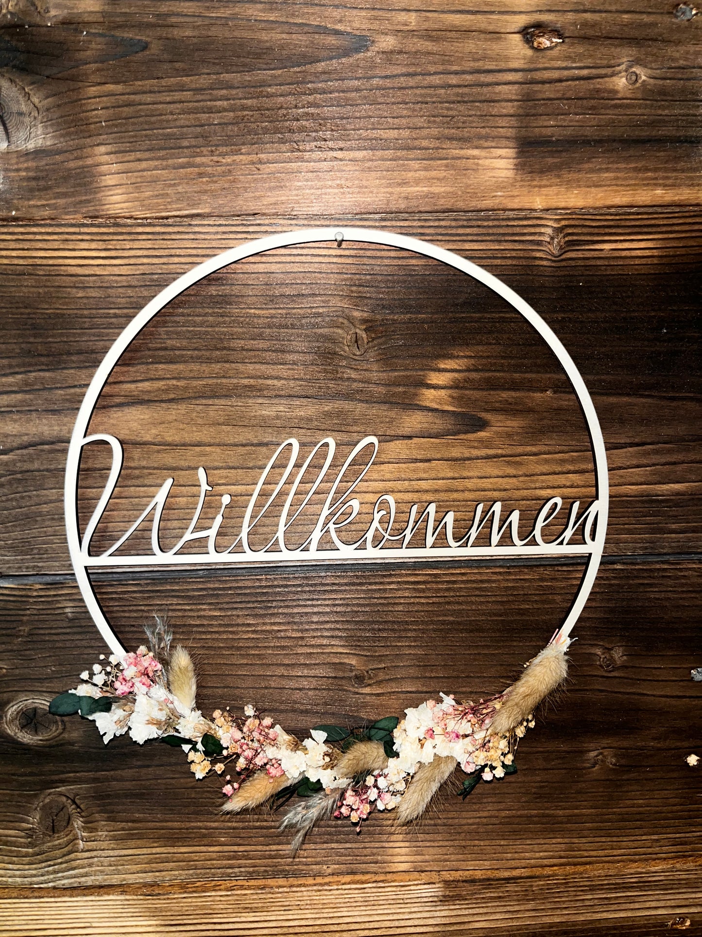 Holzring "Willkommen"