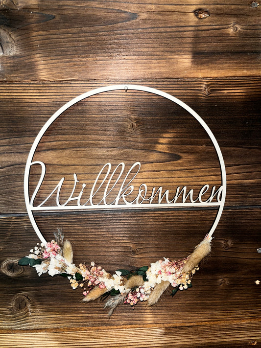 Holzring "Willkommen"